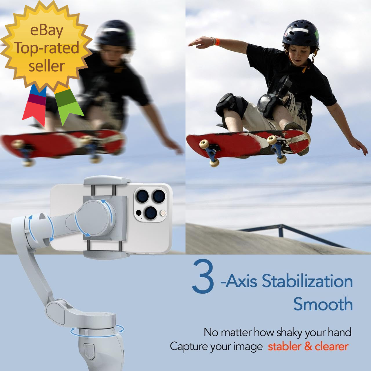 Gimbal Stabilizer for Smartphone 3-Axis Phone Gimbal