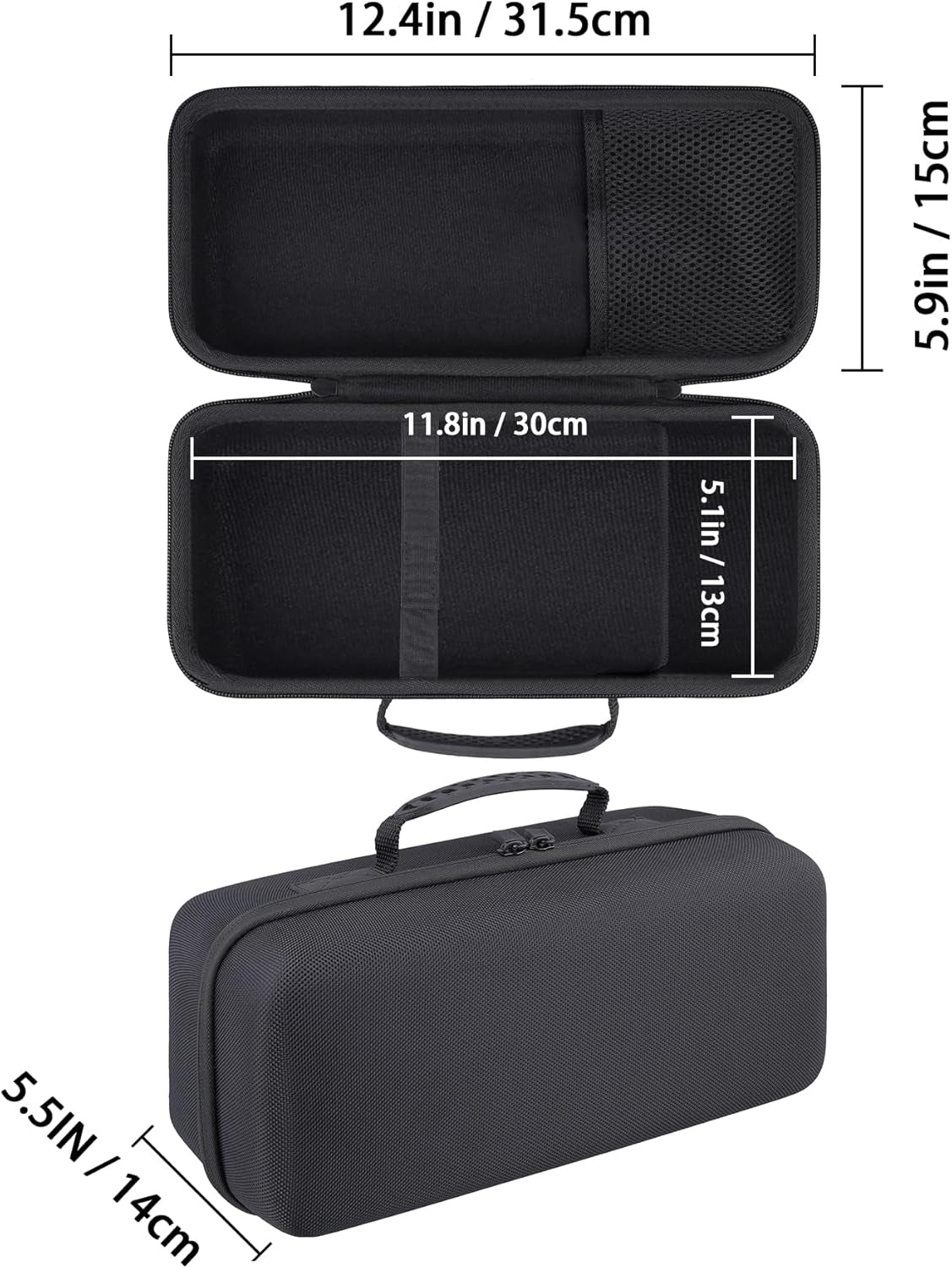Hard Travel Case Compatible with Anker SOLIX C300 DC Power Bank Station, Outdoor 288Wh 90,000Mah Portable Power Station, 300W Solar Generator