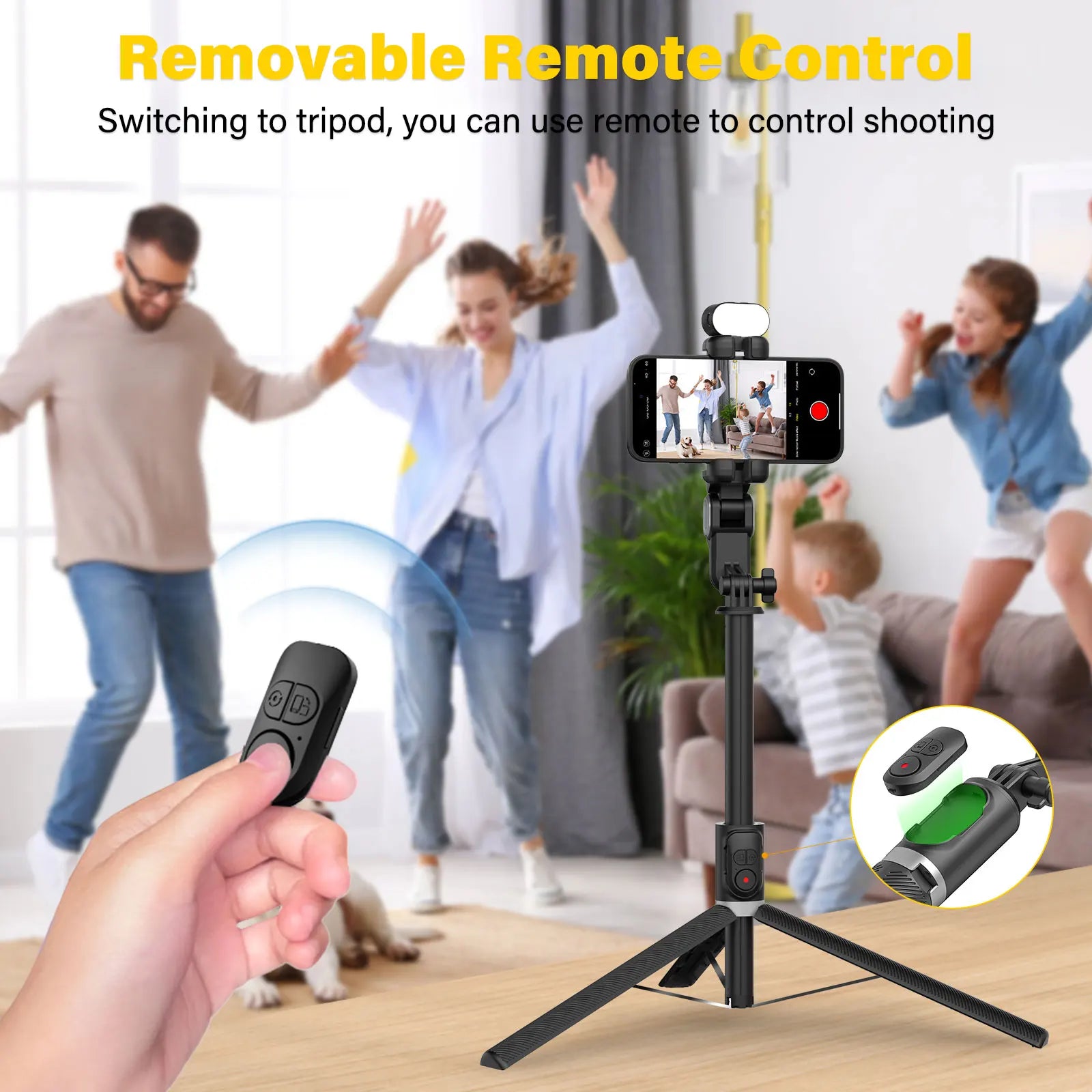 M2PRO Smartphone Gimbal Stabilizer1-Axis Stabilizer Face Tracking without App 4-In-1 Mobile Gimbal Stabilizer for Phone